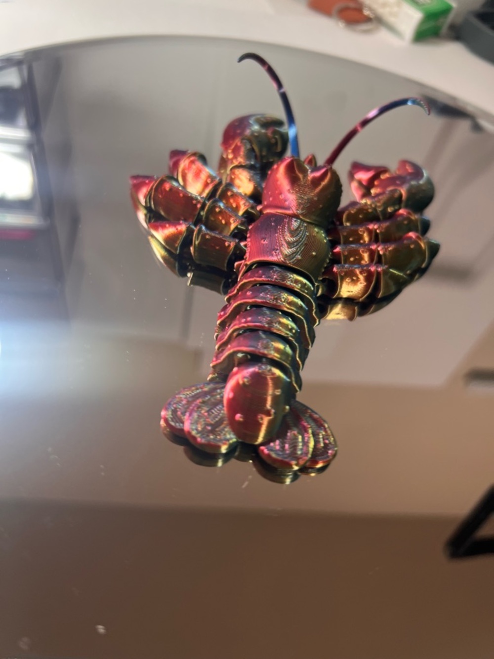 3D printed articulated lobster. Fun colors - Picture 8 of 8